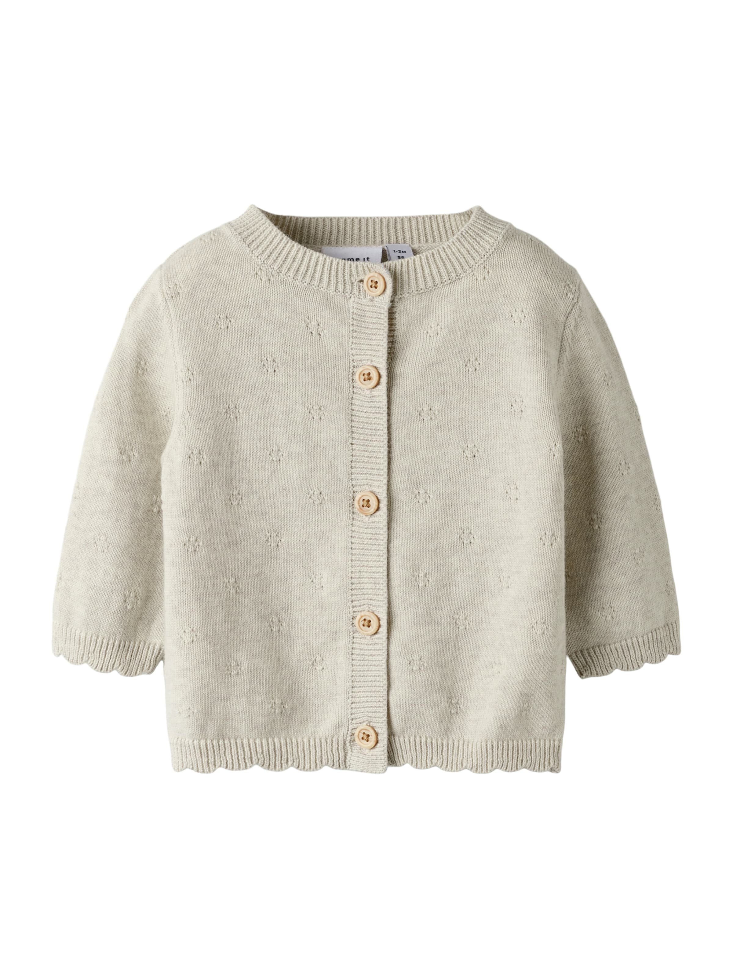 NAME IT Kardigan &#x27;NBFSully&#x27; w kolorze szary: przód