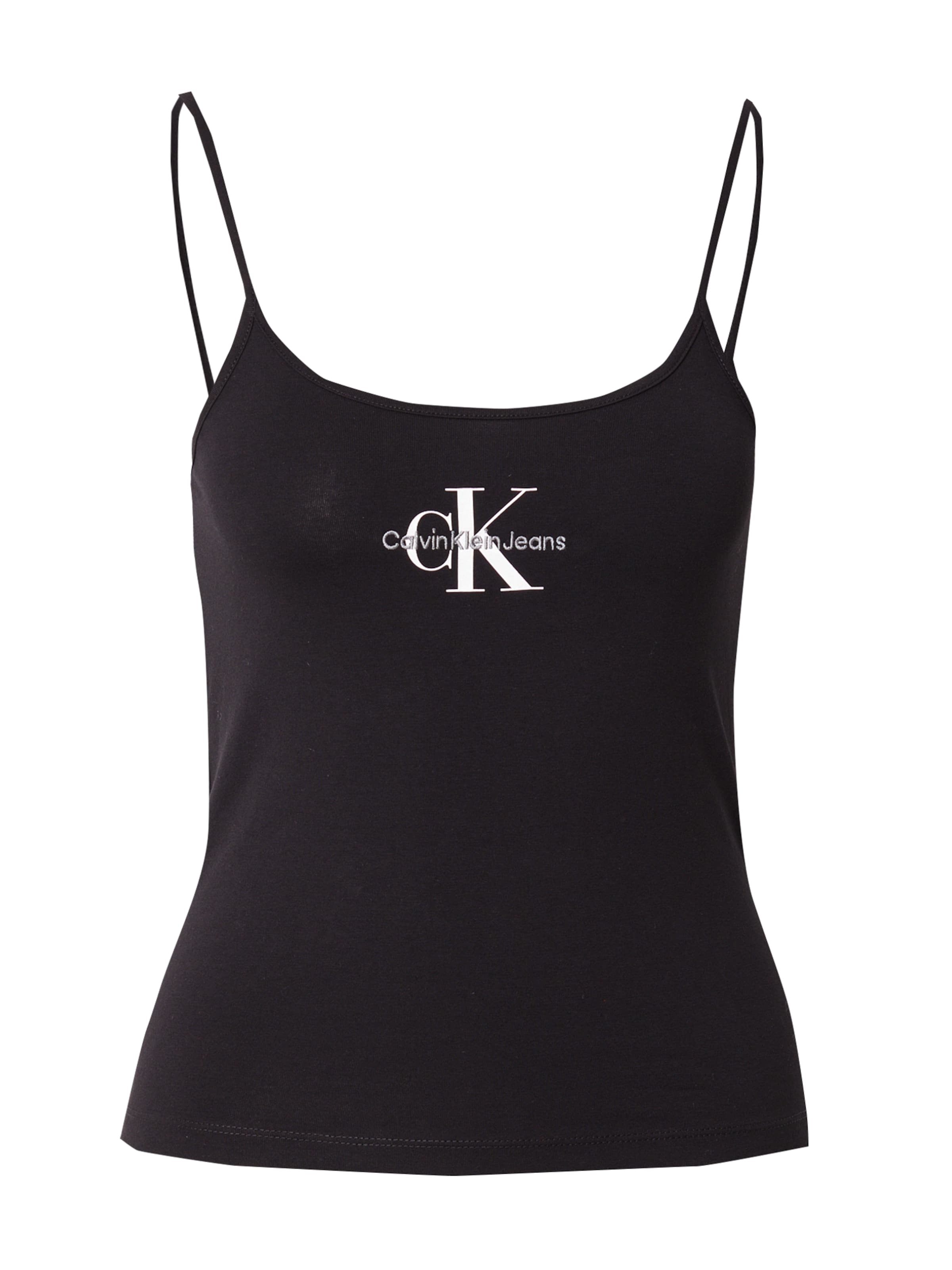 Calvin Klein Jeans Top in Black: front