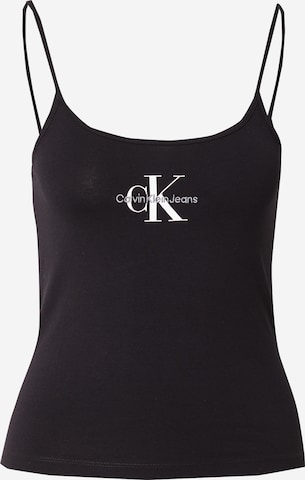 Calvin Klein Jeans Top in Black: front