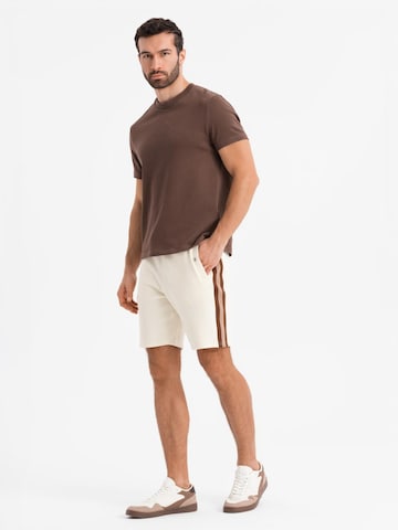 Ombre Regular Broek in Beige