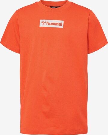 Hummel Shirt in Oranje: voorkant