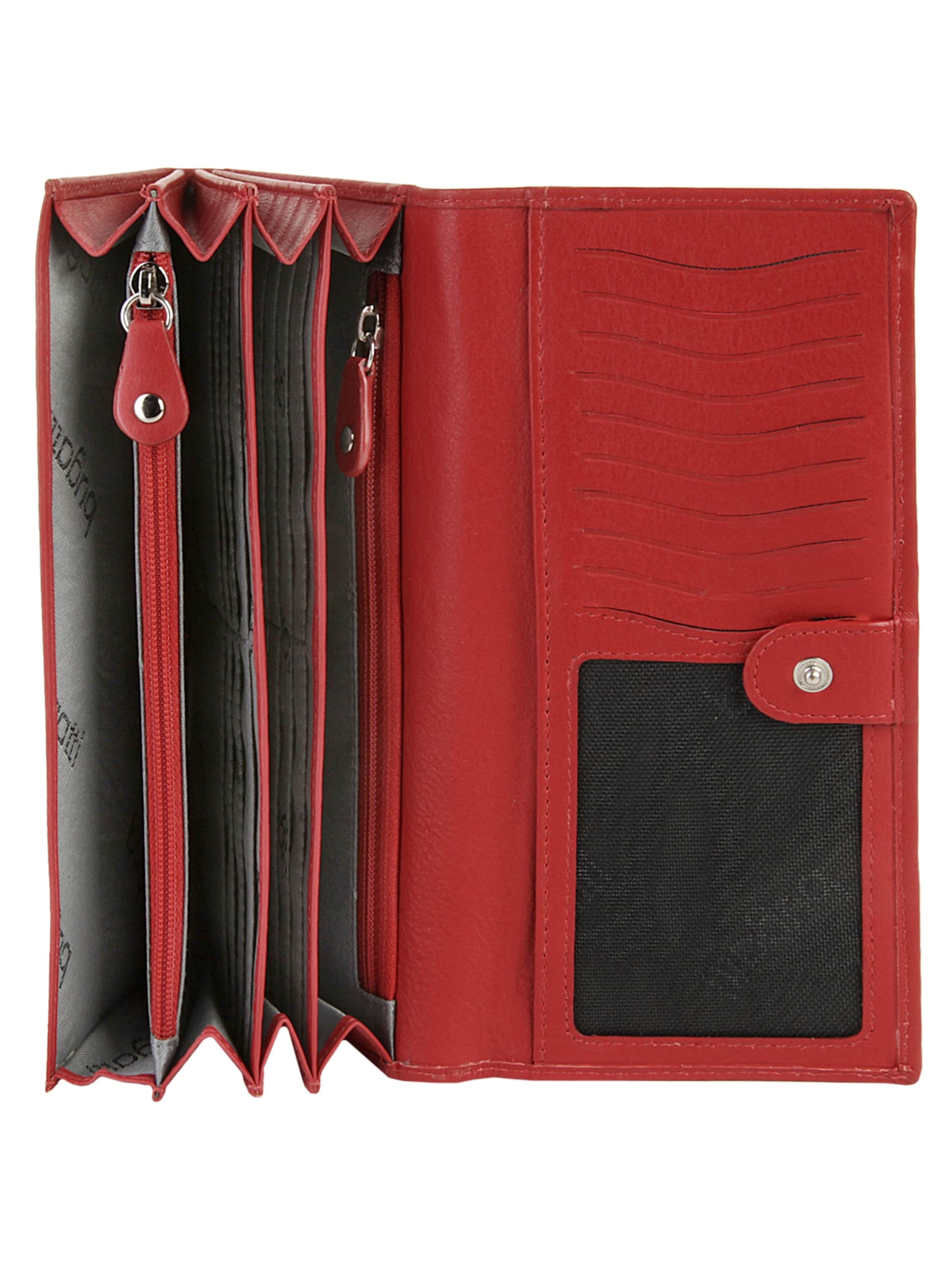 Porte-monnaies 'VERTICE' bugatti en rouge