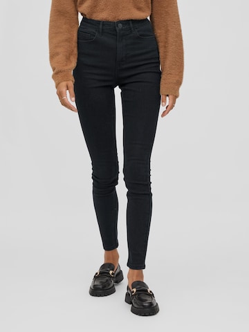 VILA Skinny Jeans in Zwart: voorkant