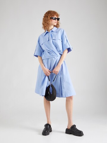 Abito camicia di 3.1 Phillip Lim in blu