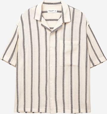 Pull&BearComfort Fit Košulja - bež boja: prednji dio