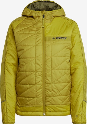 ADIDAS TERREX Outdoor Jacket 'Multi Insulated' in Green: front