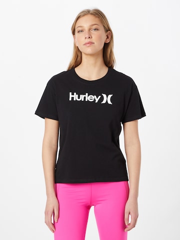 Hurley Functioneel shirt in Zwart: voorkant