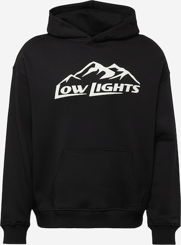 Low Lights Studios Mikina 'Mountain' – černá: přední strana