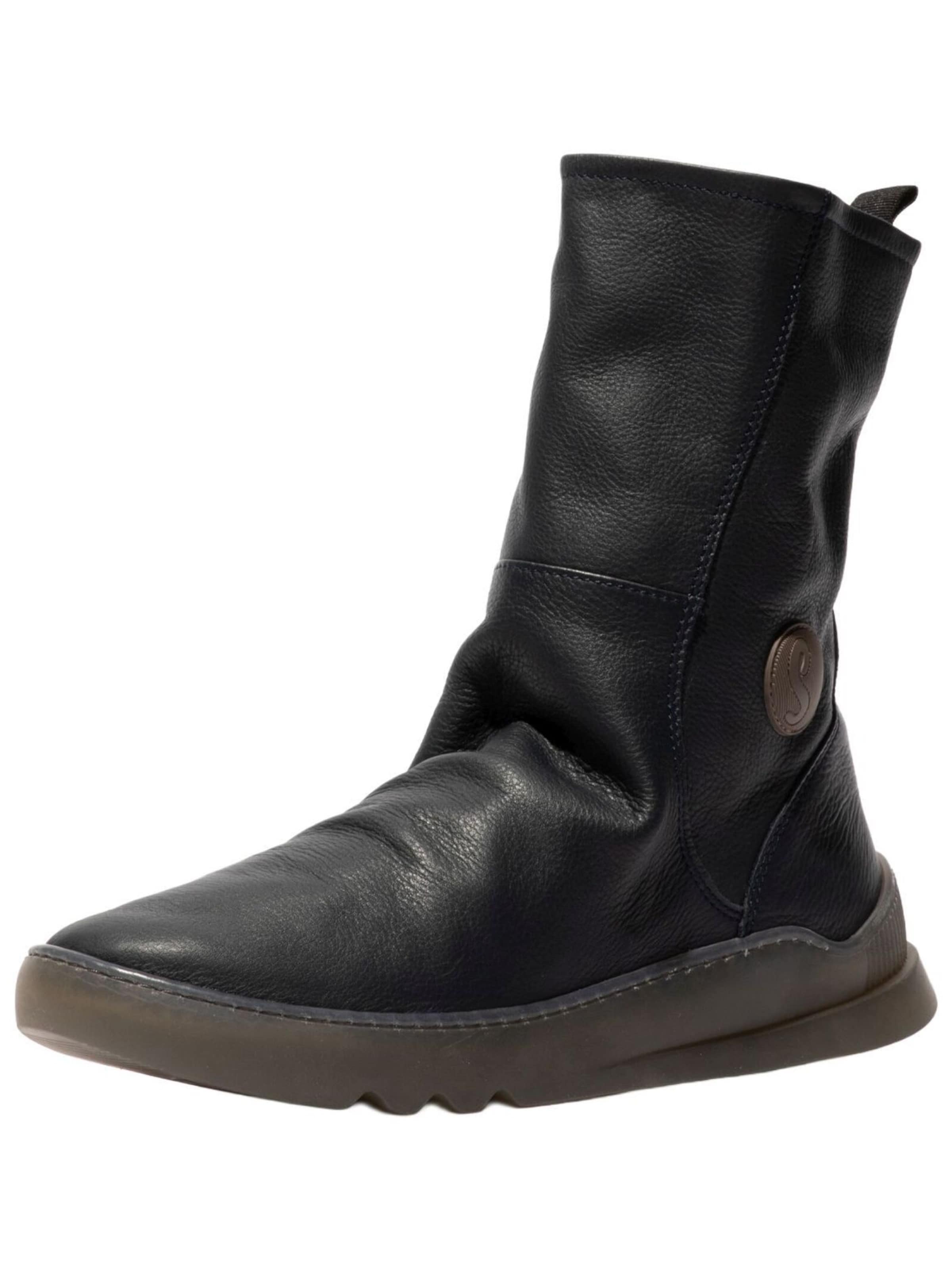 Softinos Bootie in Blue: front