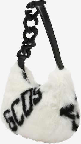 GCDS - Bolso de hombro en blanco: frente