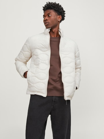 JACK & JONES Winter Jacket 'Noah' in Beige: front