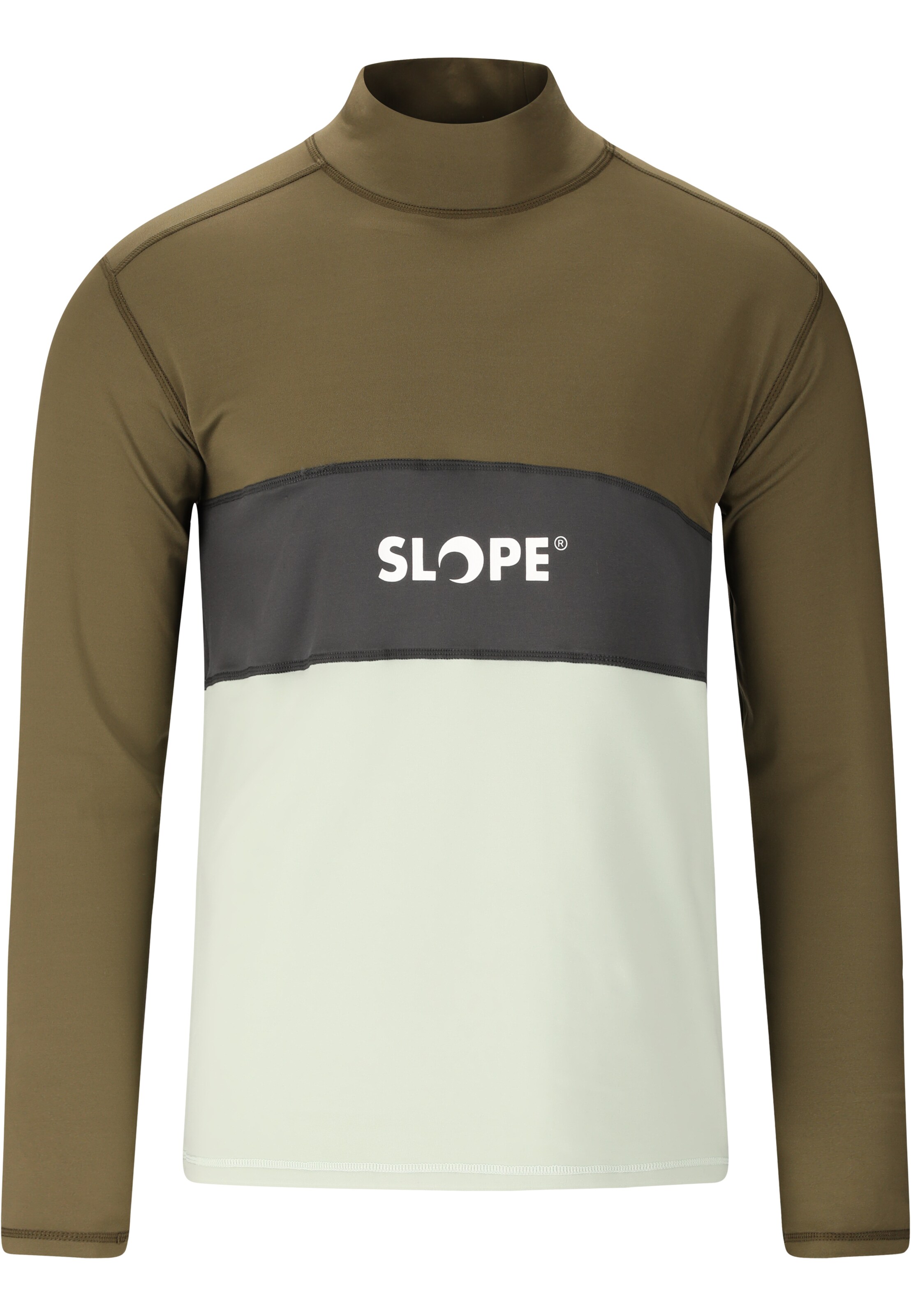 SLOPE Midlayer 'Norvyn' in Grün: Vorderseite