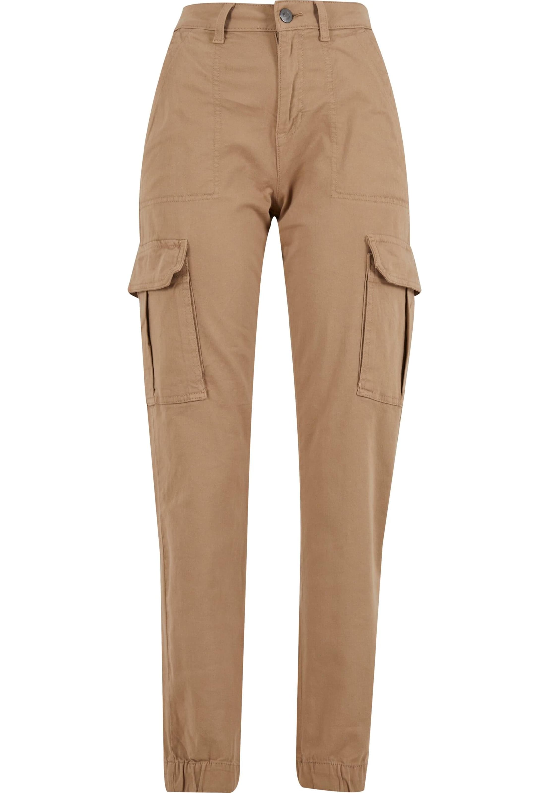 Urban Classics - Pantalón cargo en beige: frente