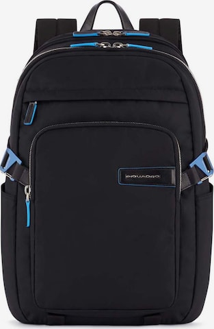 Piquadro Rucksack in Schwarz: predná strana