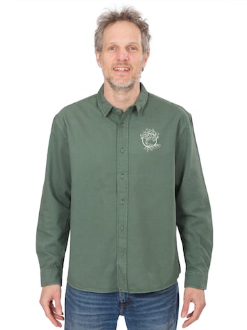 Life-Tree Shirt 'Olive' in Grün
