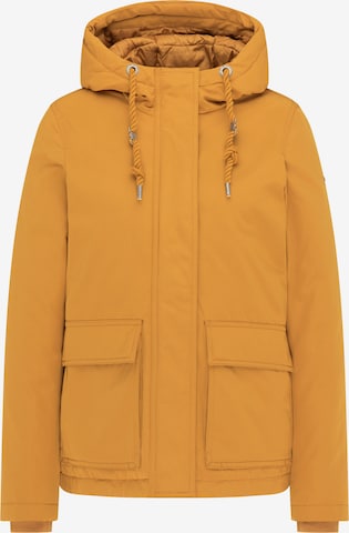 Veste d’hiver DreiMaster Vintage en jaune : devant