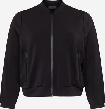 SAMOON Between-Season Jacket in Black: front