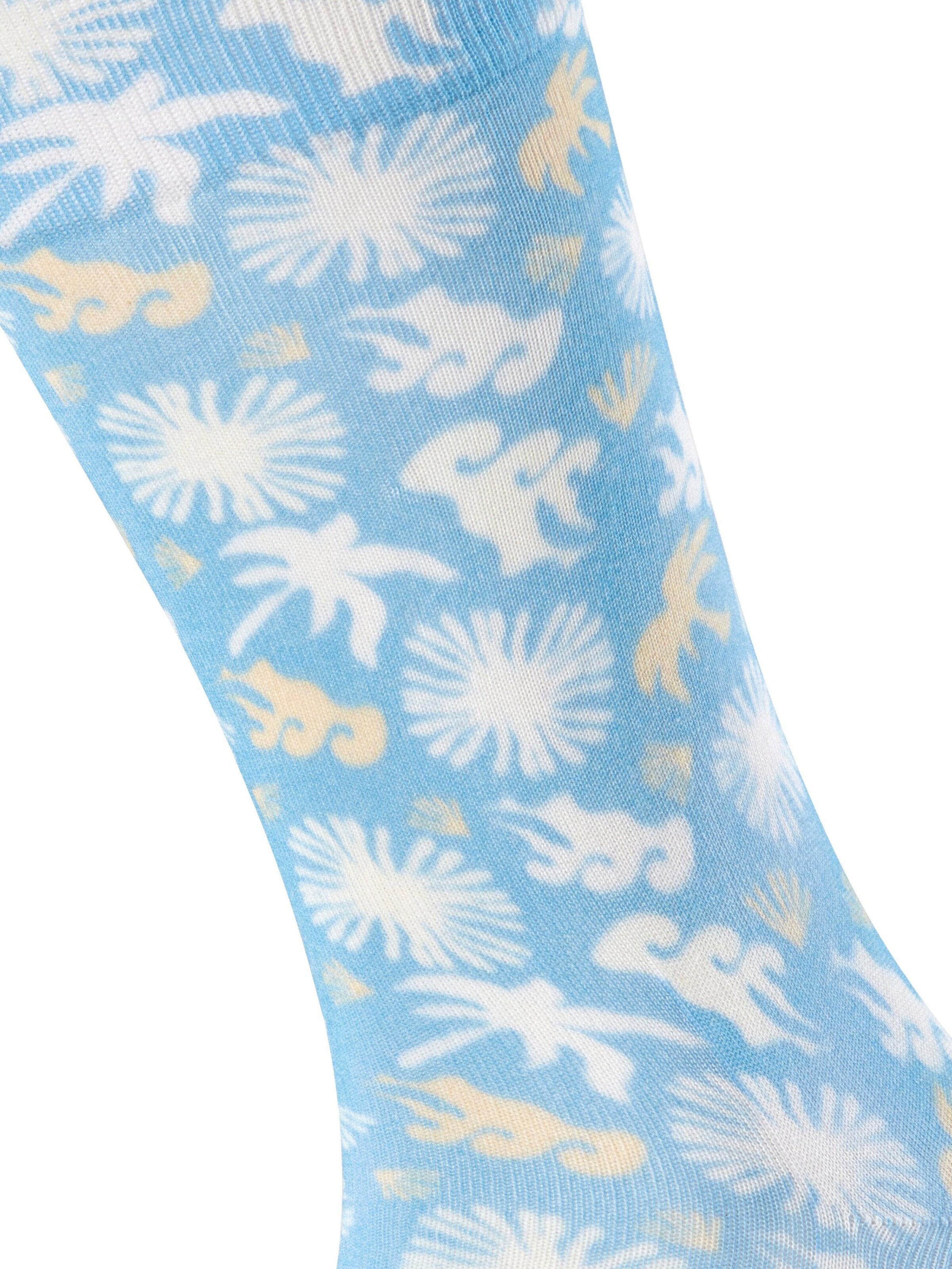 BURLINGTON Socks 'Lagoon' in Blue: front
