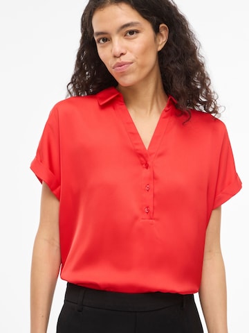 VILA Blouse 'VIEnna Ravenna' in Red