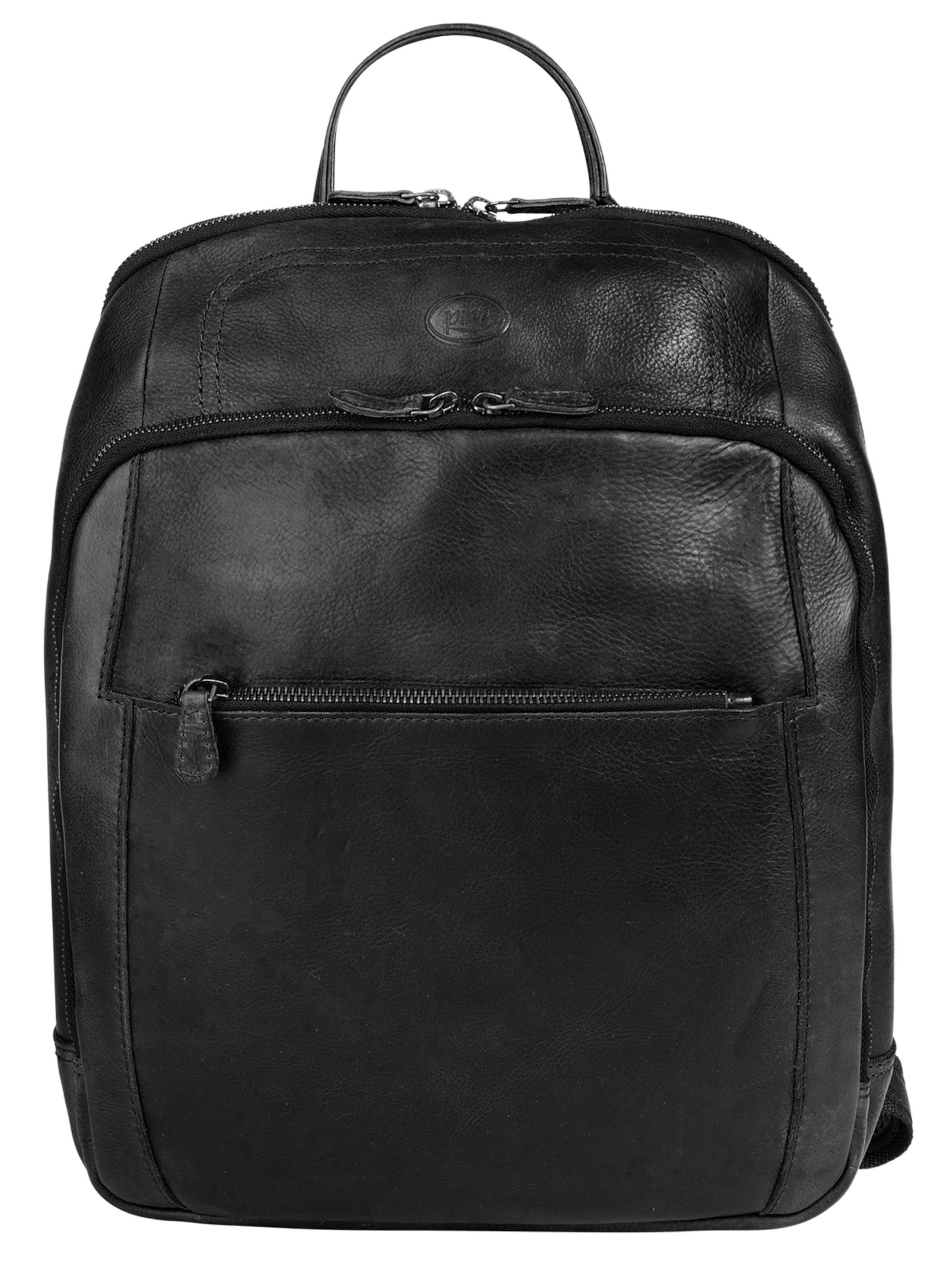 Sac à dos piké en noir : devant