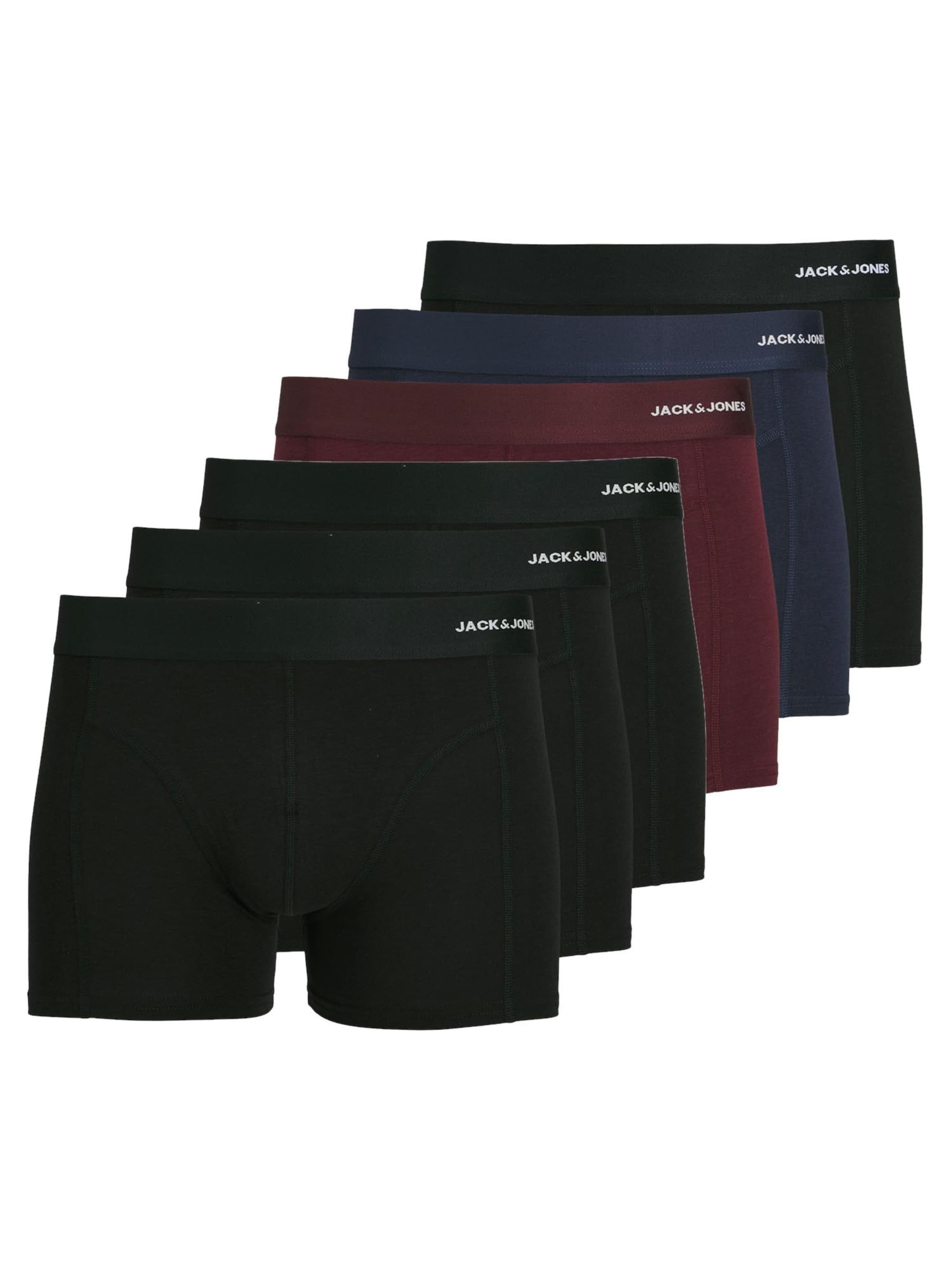 JACK & JONES Boxershorts 'Jacbasic' in Rood: voorkant