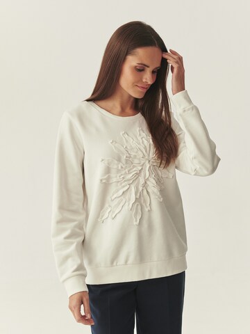 TATUUM Sweatshirt i vit: framsida