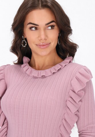 Pull-over faina en rose