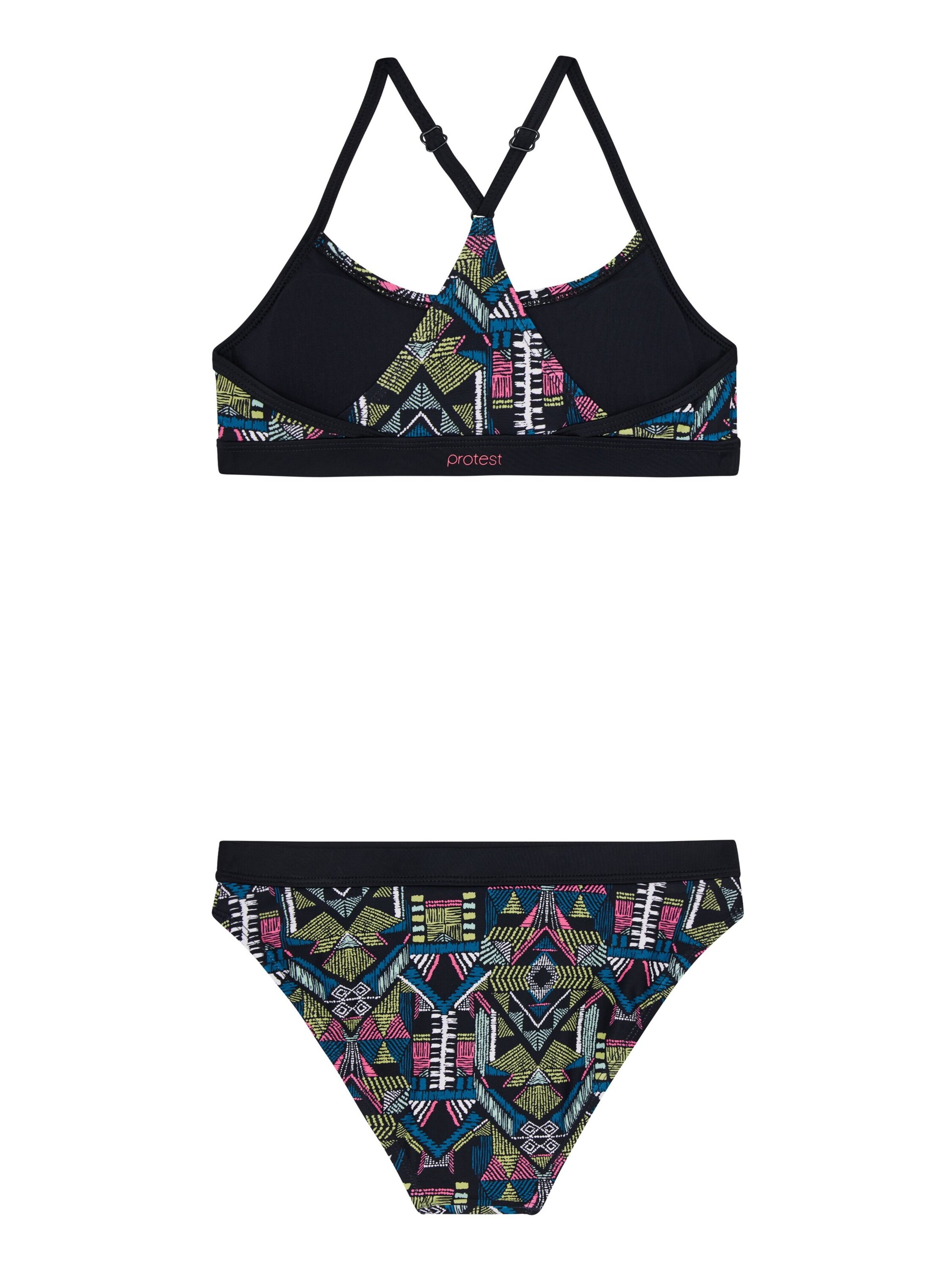 PROTEST Bustier Bikini 'PRTLosh JR'‌‌‌ in Schwarz