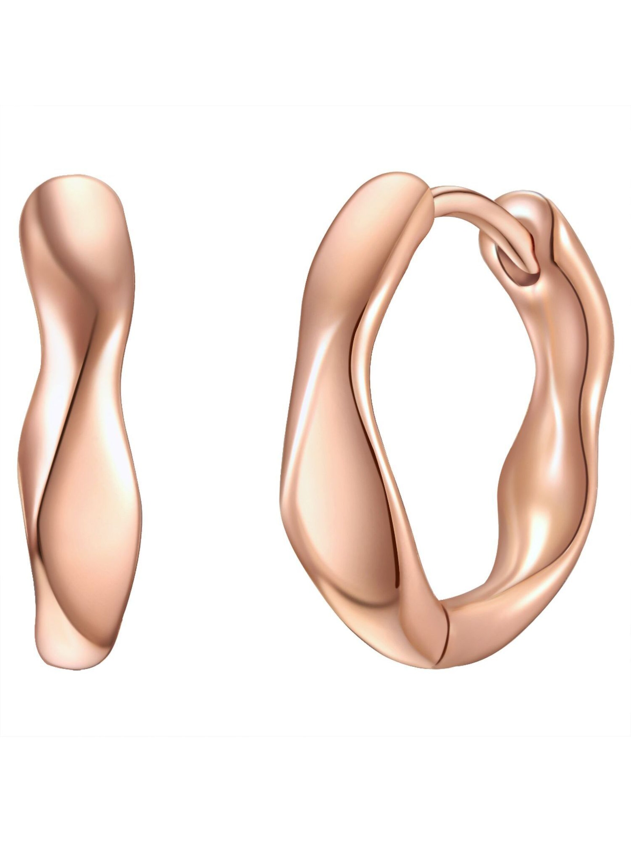 Boucles d'oreilles Glanzstücke München en or : devant