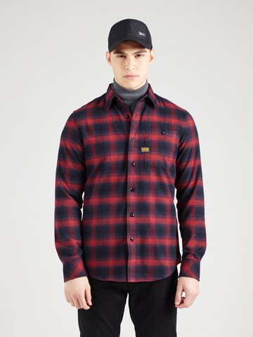 G-STAR Slim Fit Hemd 'Bristum 2.0' in Rot: Vorderseite