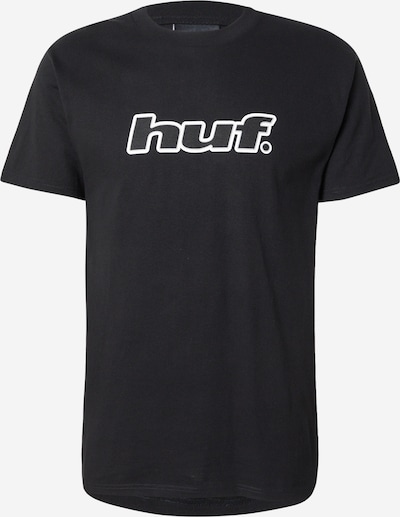 HUF T-Shirt en noir / blanc, Vue avec produit