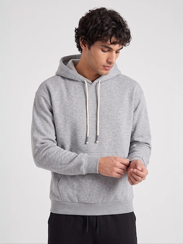 Sweat-shirt Tommy Life en gris : devant
