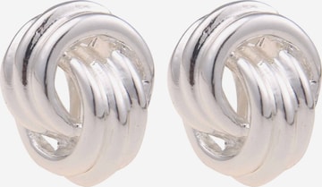 Leslii Earrings 'Knoten' in Silver: front