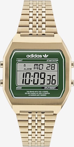 ADIDAS ORIGINALS Digital watch 'Ao Street' in Gold: front