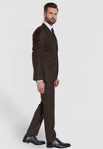 Steffen Klein Slim fit Suit in Brown