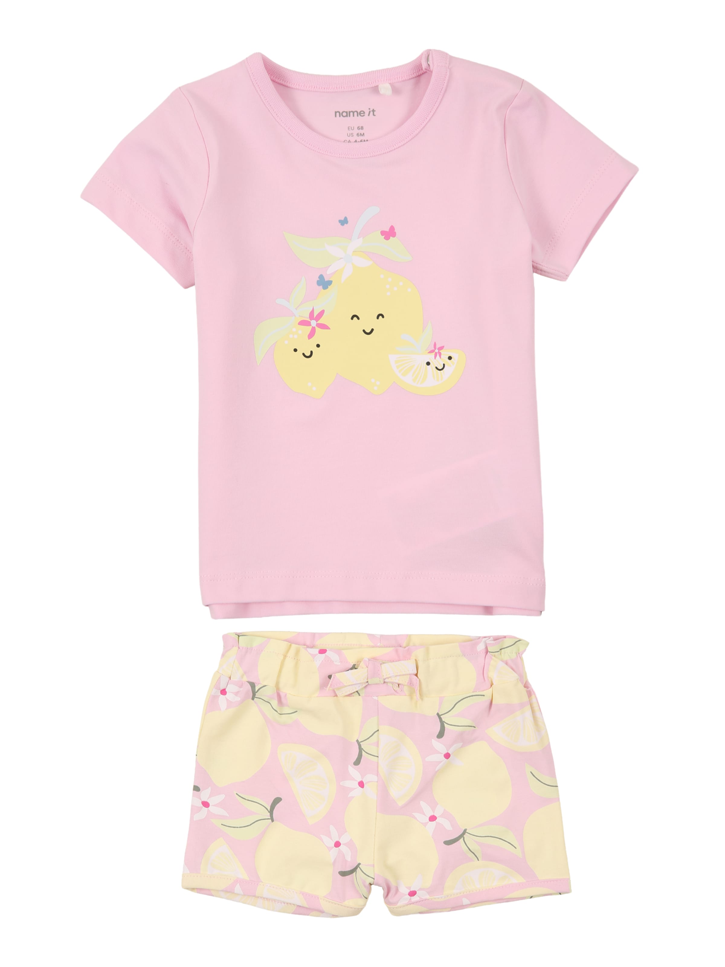 NAME IT Set 'NBFFITRUZ' in Pink: front