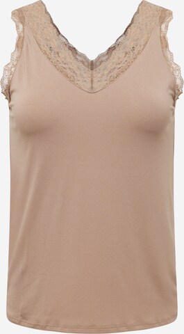 ONLY Carmakoma Top 'CARBENNEDIKTE' in Brown: front