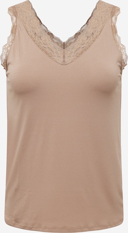 ONLY Carmakoma Top 'CARBENNEDIKTE' in Brown: front