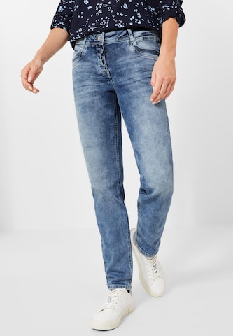 CECIL Loosefit Jeans i blå: framsida