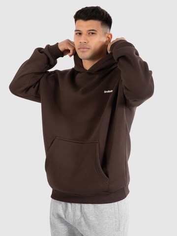 Smilodox Zip-Up Hoodie 'Fortes' in Brown