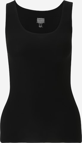 Chantelle - Camiseta térmica en negro: frente