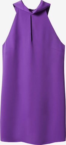 Robe de cocktail 'CHARLOT' MANGO en violet : devant