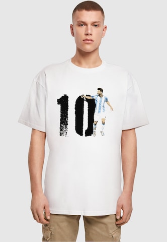 T-Shirt 'Player 4' Merchcode en blanc : devant