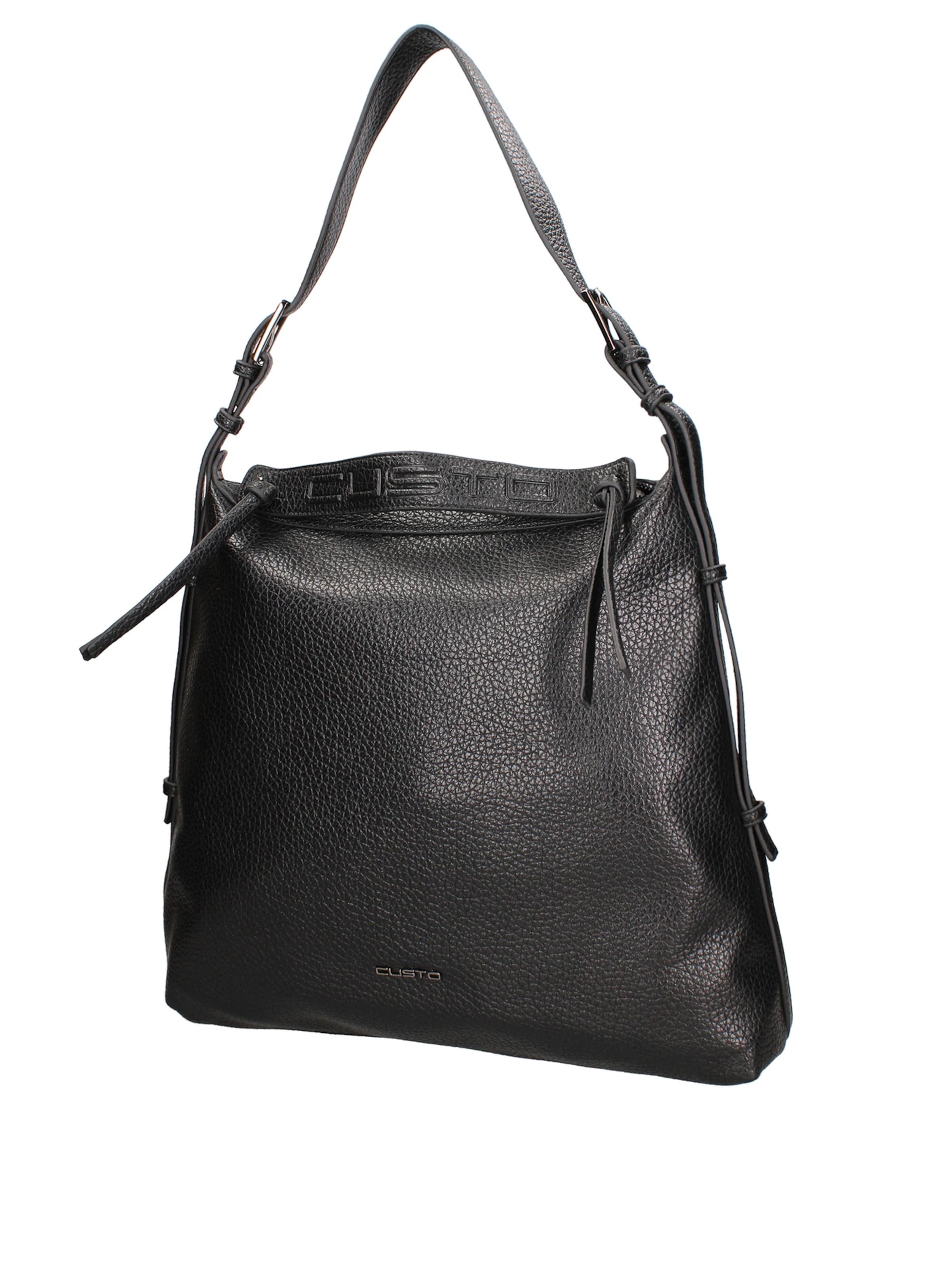 Sac bandoulière Custo Barcelona en noir : devant