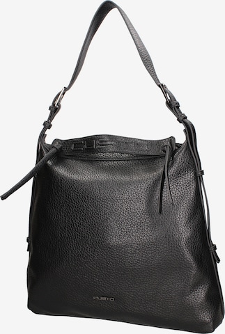 Borsa a spalla di Custo Barcelona in nero: frontale