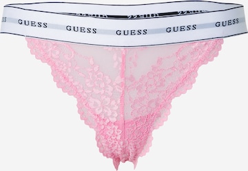 Slip 'BELLE' GUESS en rose : devant