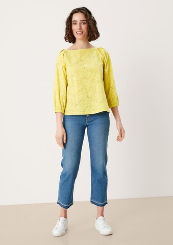 s.Oliver Blouse in Yellow
