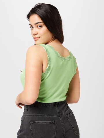 Fransa Curve Top in Green