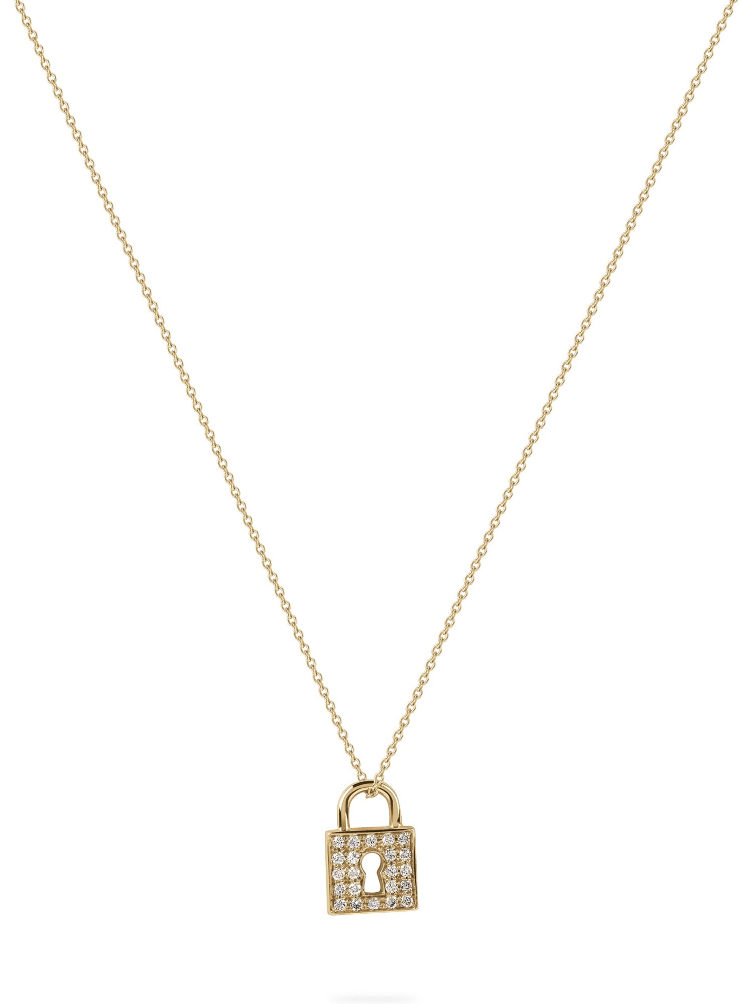 CHRIST Necklace in Gold: front