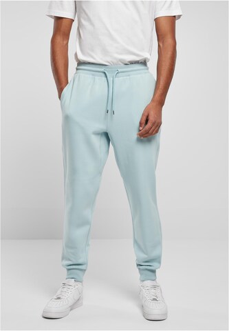 Urban Classics Tapered Trousers in Blue: front